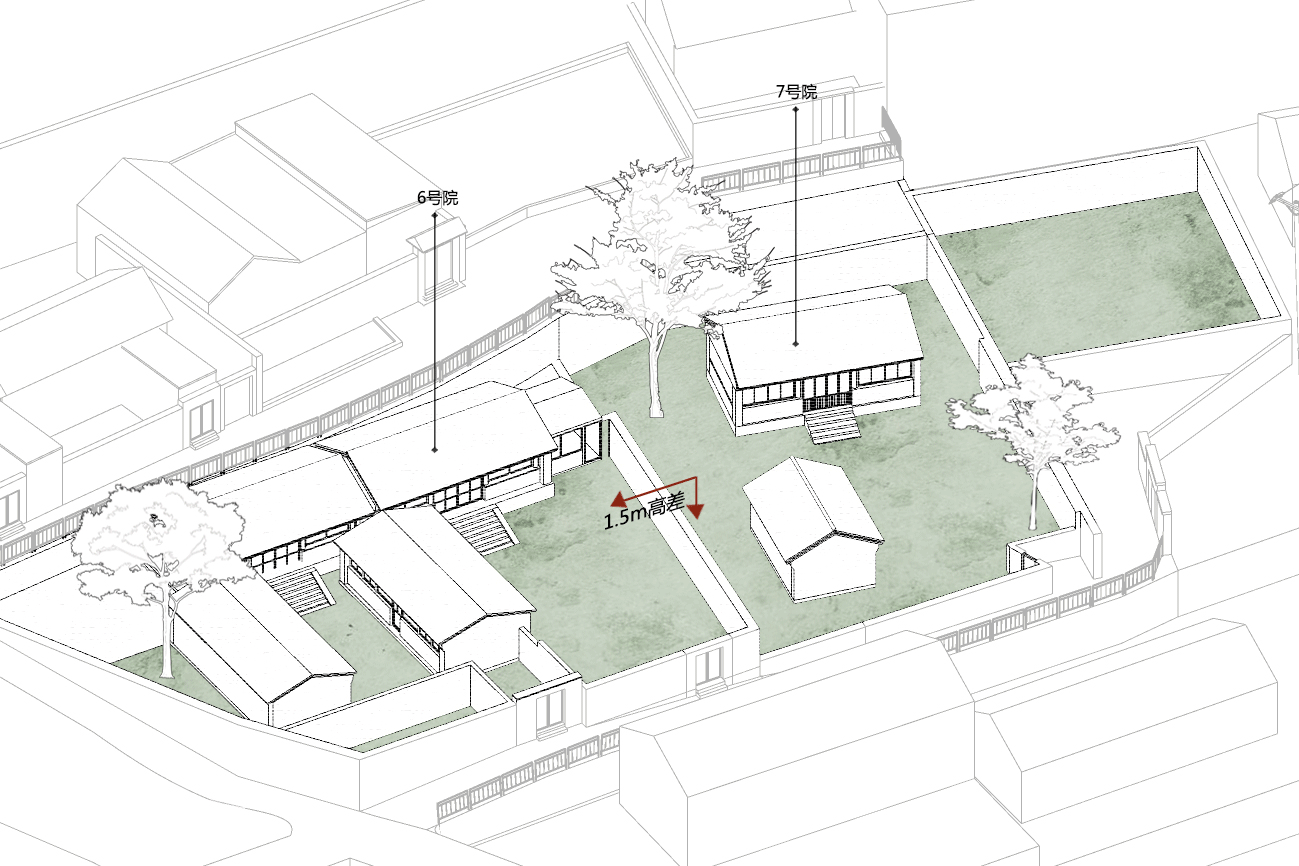 BIM建筑|伴山而居：后院•溜石港民宿 / GW空间设计