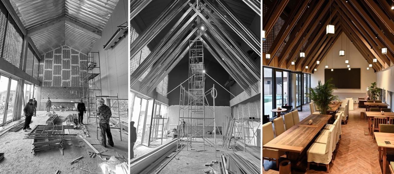 BIM建筑|伴山而居：后院•溜石港民宿 / GW空间设计