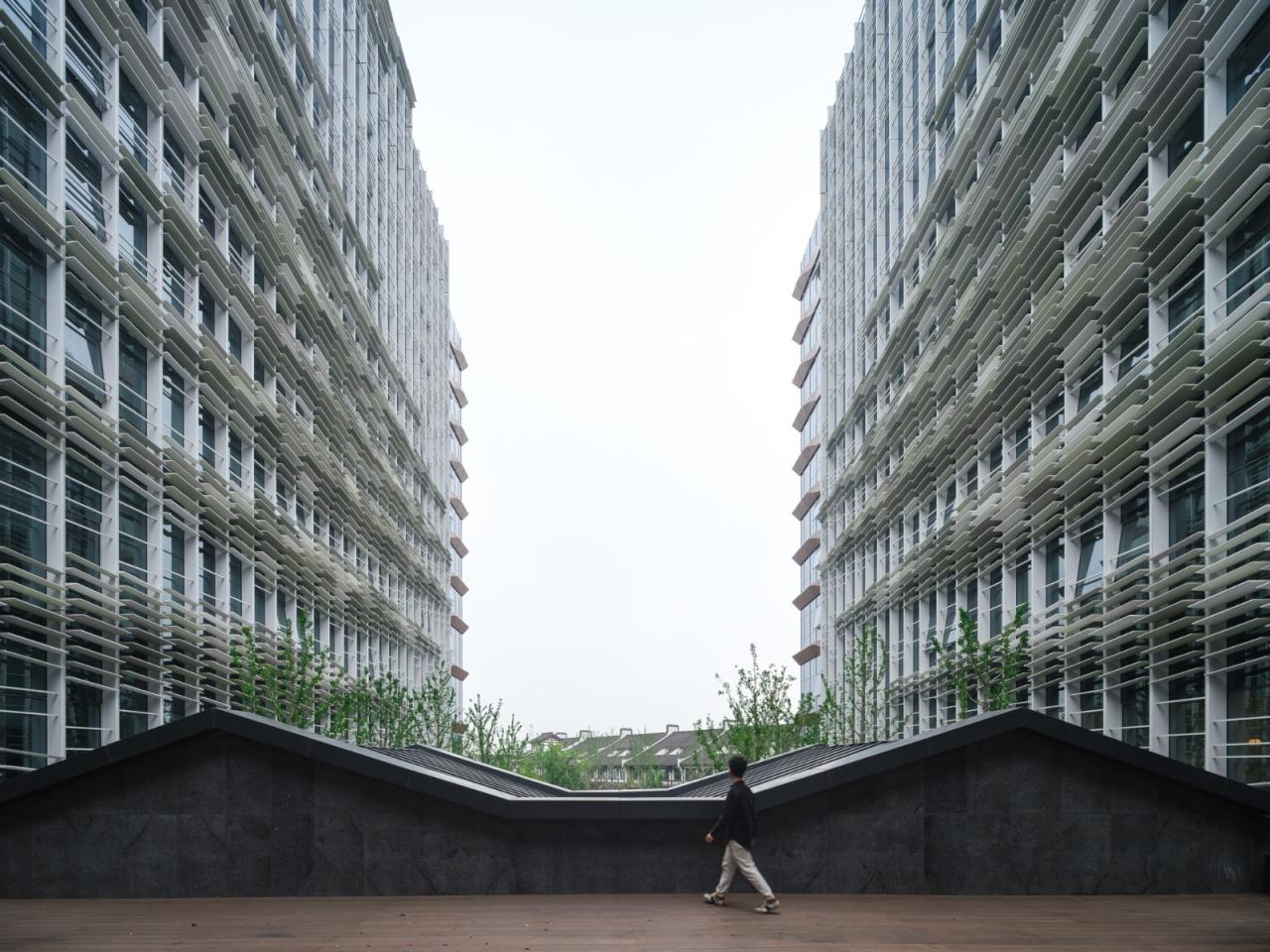 BIM建筑|乌镇堤上酒店外立面设计 / 上海直线建筑设计事务所