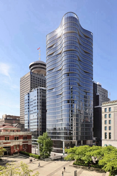 BIM建筑|KPF在温哥华打造“水形态”超高层