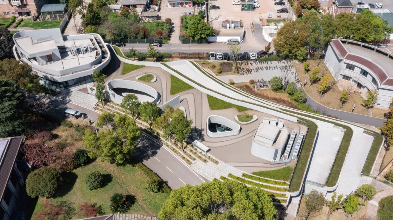 BIM建筑|长沙市南雅中学图书馆 / 中机国际罗劲工作室