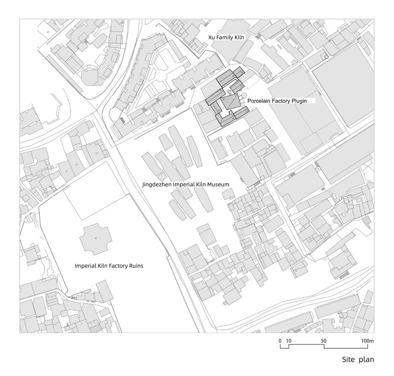 BIM建筑|烟筒插建院 / 刘克成设计工作室 + 众建筑