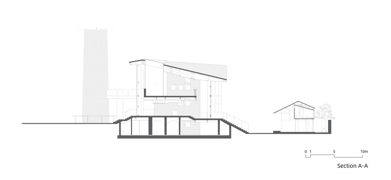 BIM建筑|烟筒插建院 / 刘克成设计工作室 + 众建筑