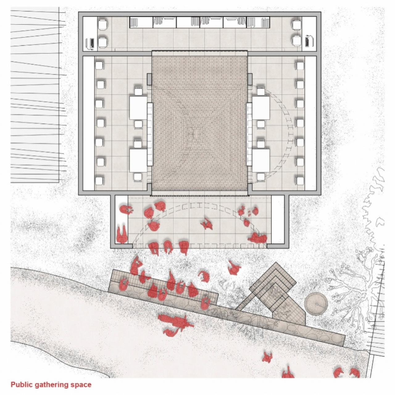 BIM建筑|乡村图书馆 / pk_iNCEPTiON