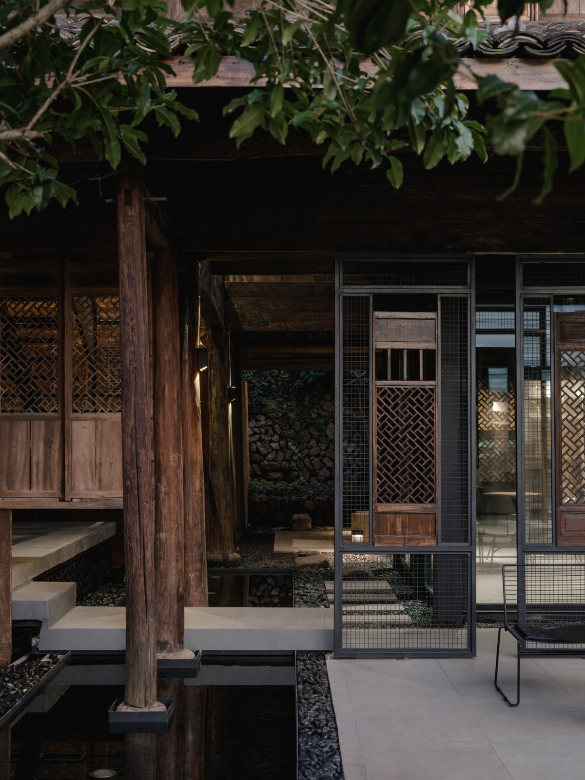 BIM建筑|山庾茶肆，修旧增新 / 奥室建筑