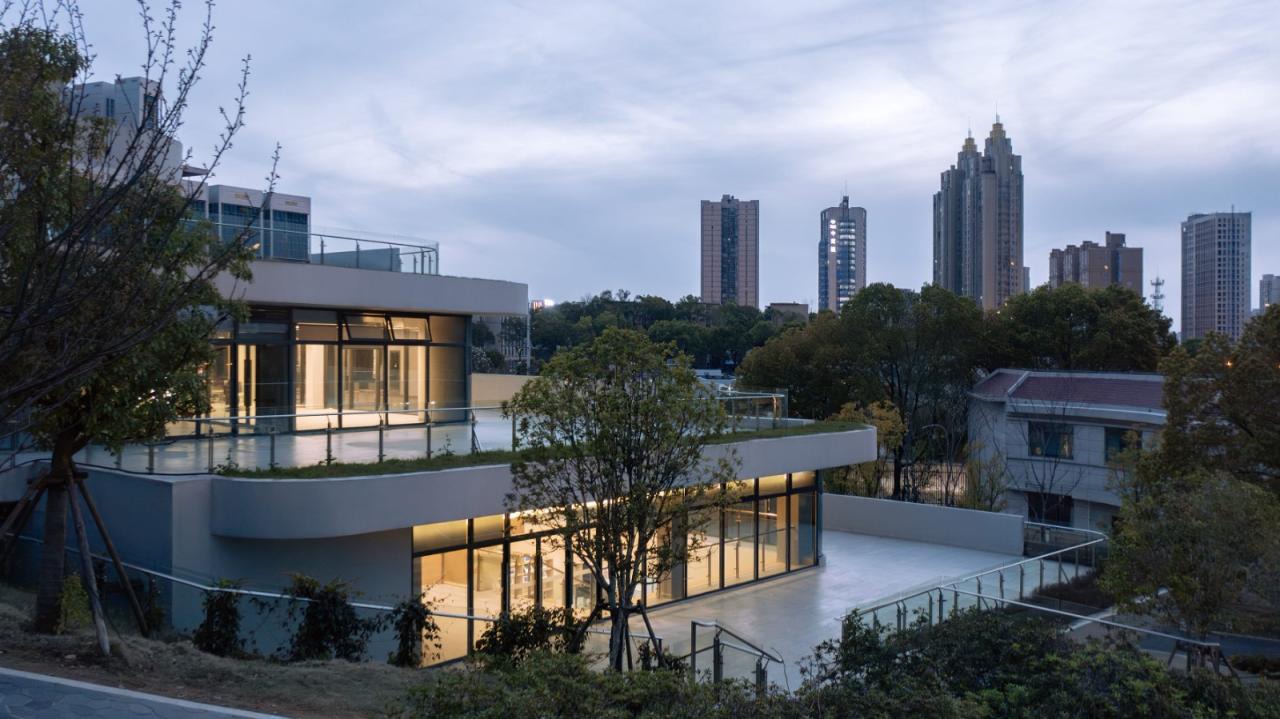 BIM建筑|长沙市南雅中学图书馆 / 中机国际罗劲工作室