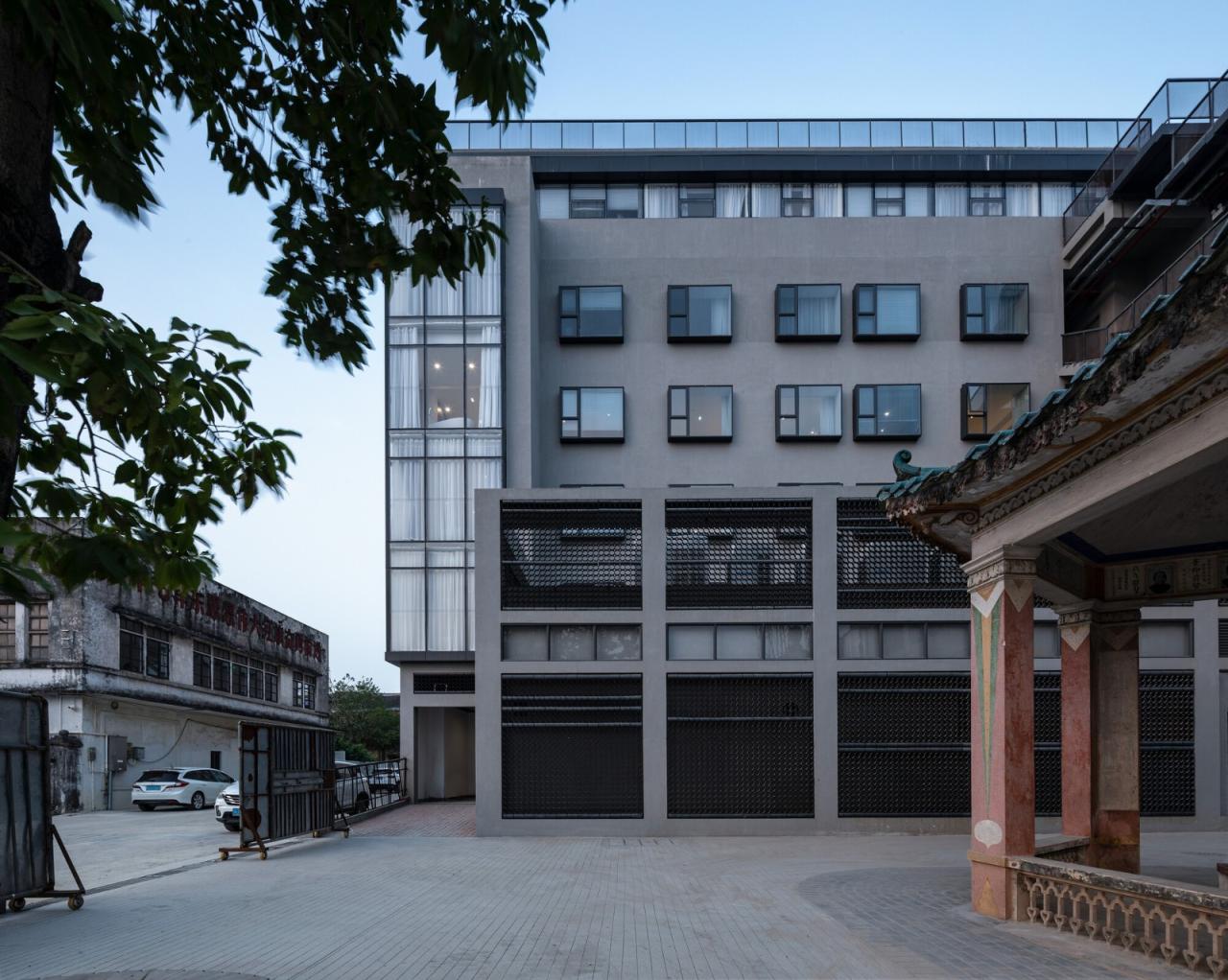 BIM建筑|改造、加建与扩建，江门市乡村振兴培训中心 / 华南理工大学建筑设计研究院