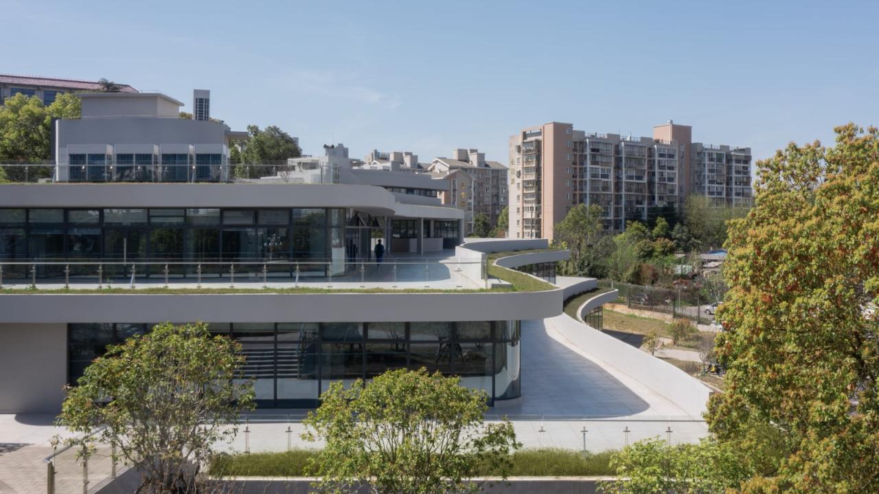 BIM建筑|长沙市南雅中学图书馆 / 中机国际罗劲工作室