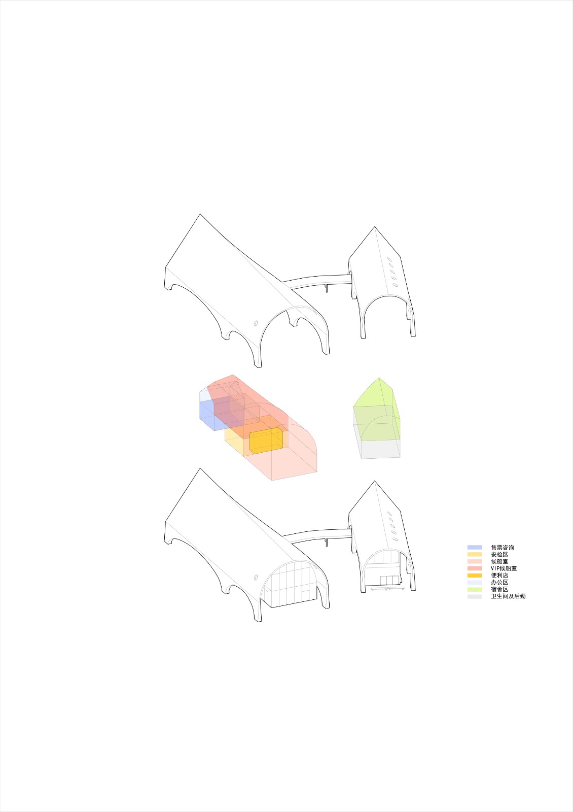 BIM建筑|虾峙客运站 / 致正建筑工作室