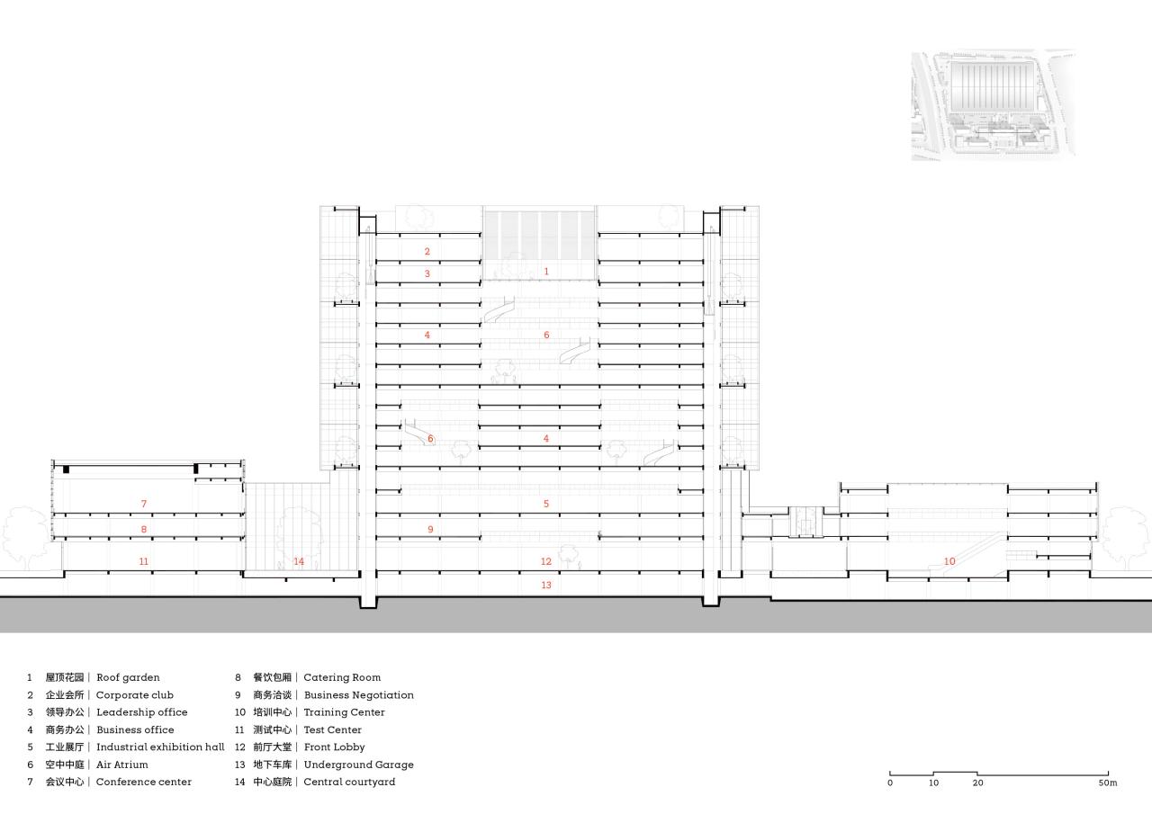 BIM建筑|西奥电梯产业园：先进智造与永续生活兼容的“未来工厂”/goa大象设计
