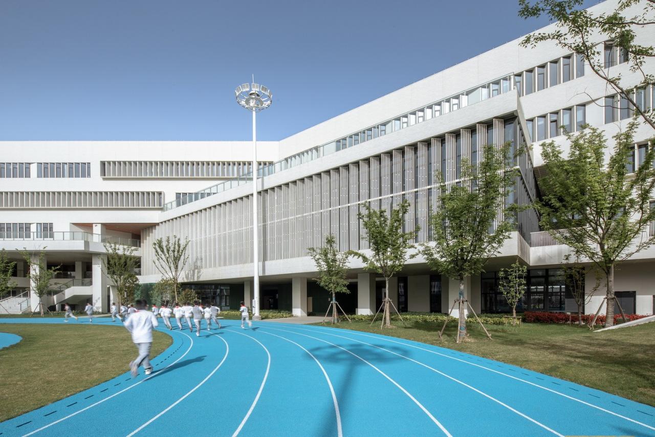 BIM建筑|乐活学园：上海青浦兰生学校 / 上海华都建筑规划设计有限公司