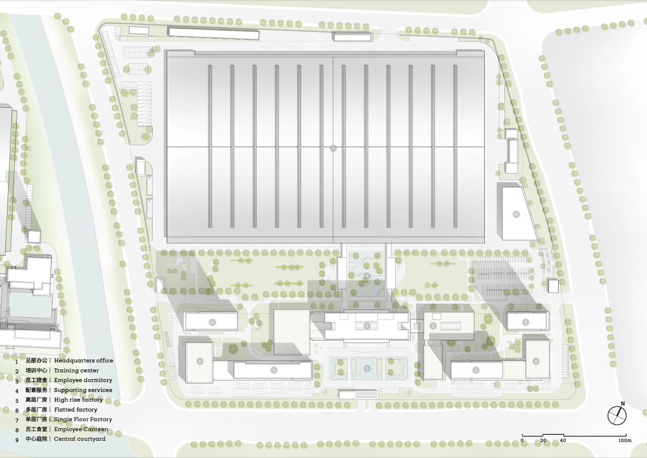 BIM建筑|西奥电梯产业园：先进智造与永续生活兼容的“未来工厂”/goa大象设计