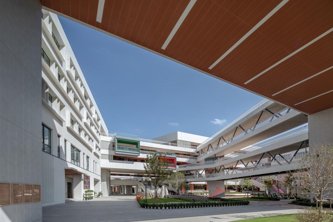 BIM建筑|乐活学园：上海青浦兰生学校 / 上海华都建筑规划设计有限公司