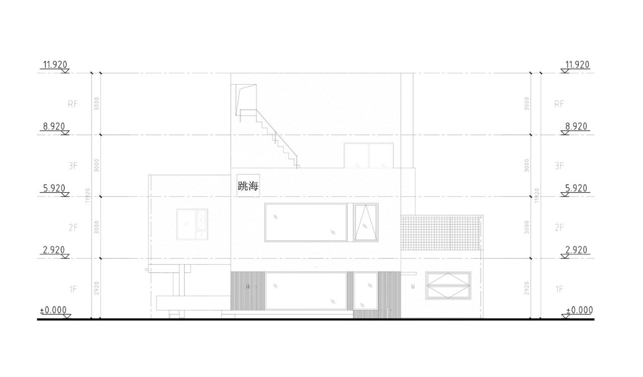 BIM建筑|跳海hood-阿那亚雀跃镇 / 不山建筑