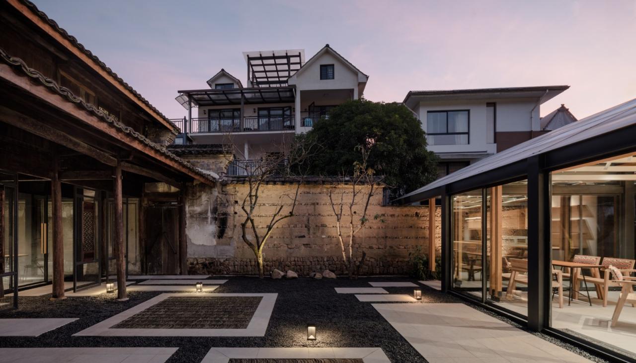 BIM建筑|山庾茶肆，修旧增新 / 奥室建筑