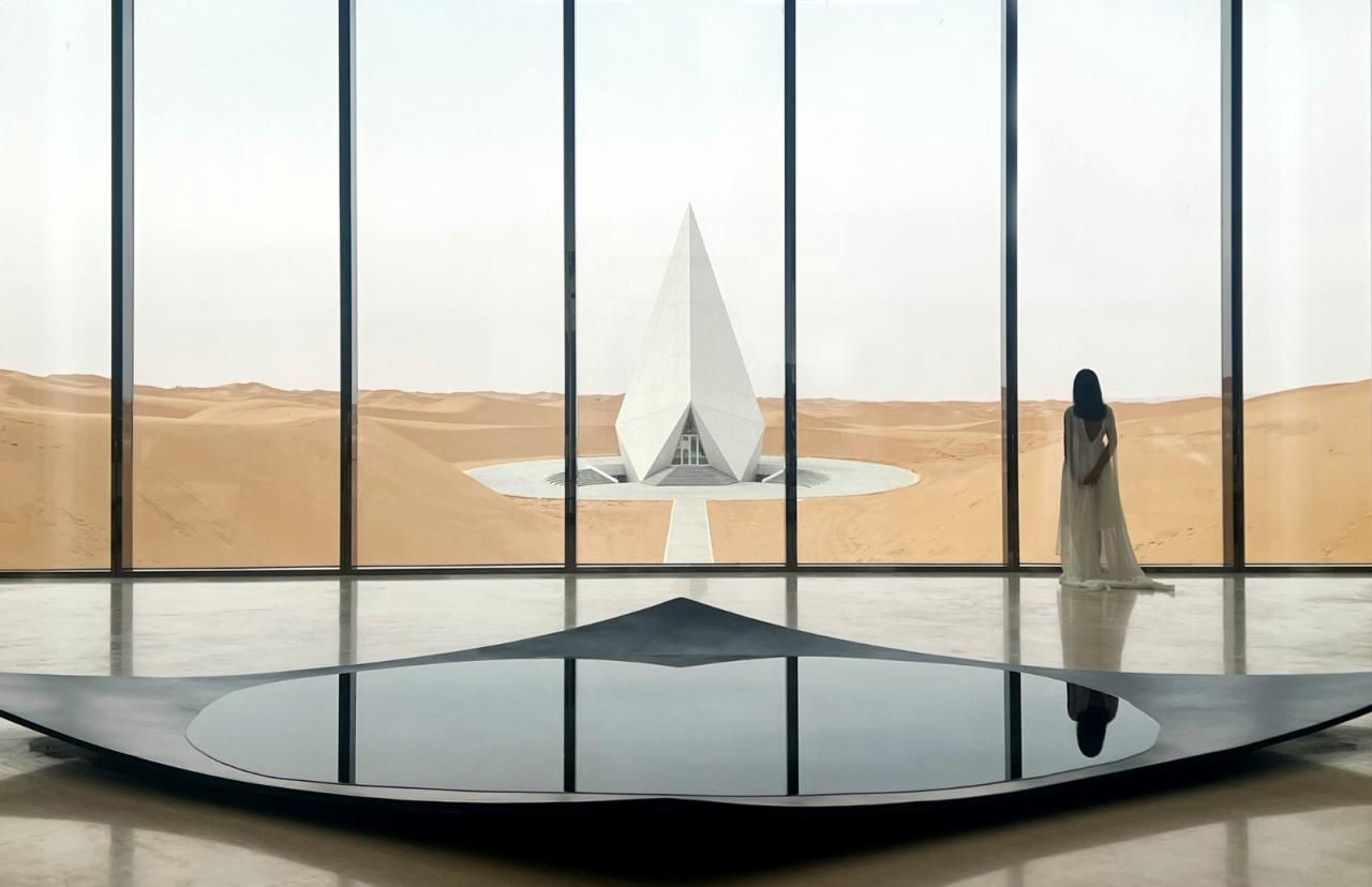 BIM建筑|中卫沙漠钻石酒店 / 水石设计-米川工作室