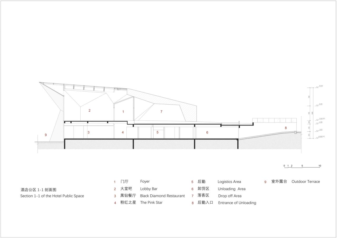 BIM建筑|中卫沙漠钻石酒店 / 水石设计-米川工作室