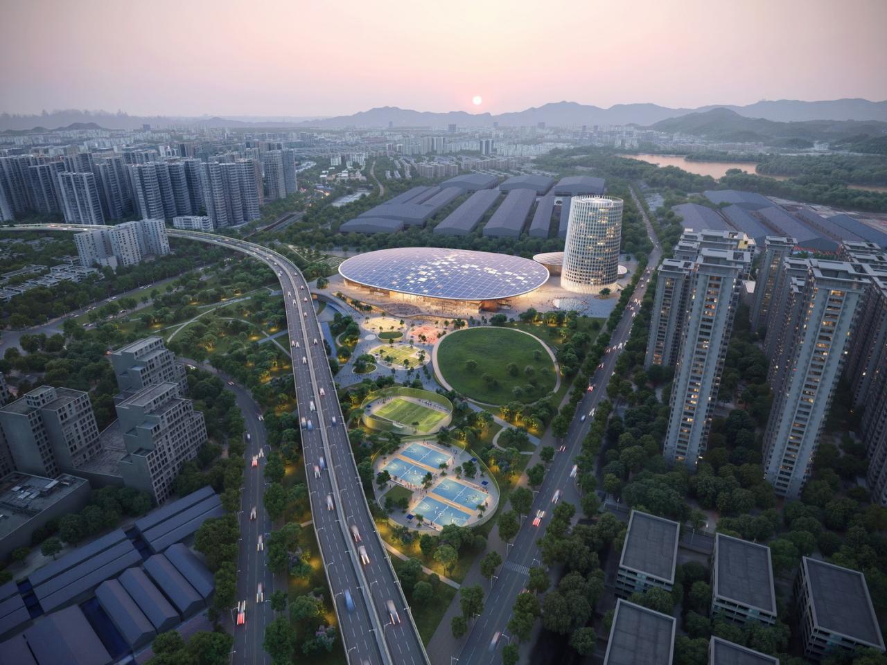 BIM建筑|MVRDV 赢得中国羽毛球训练中心设计竞赛