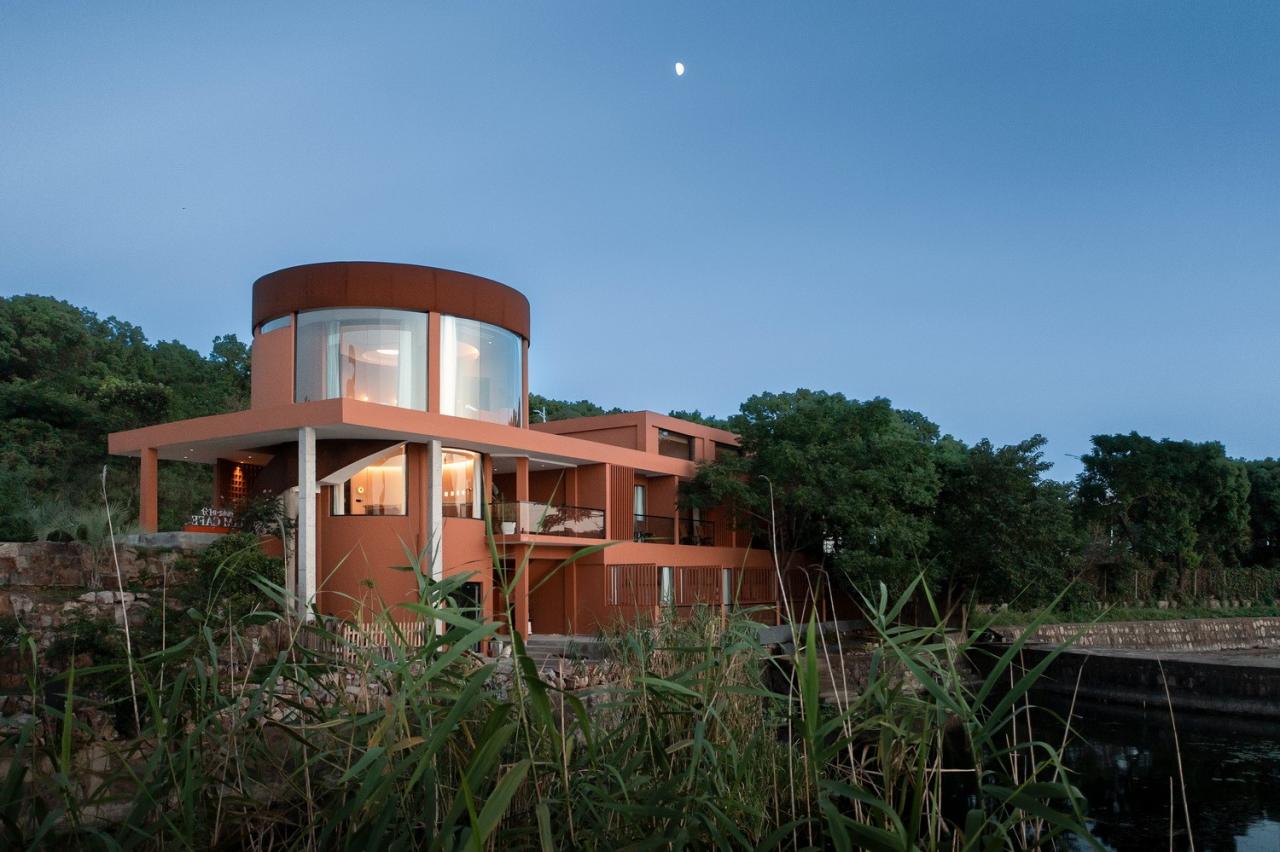 BIM建筑| 长沙岛橘子湾民宿 / 平介设计