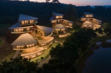 BIM建筑|树叶的结构：南溪欢乐田园野趣酒店树屋设计 / 王晖建筑工作室-BIM建筑网