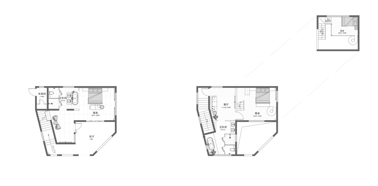 BIM建筑|柿柿如意•南野际民宿 / UAO 瑞拓设计