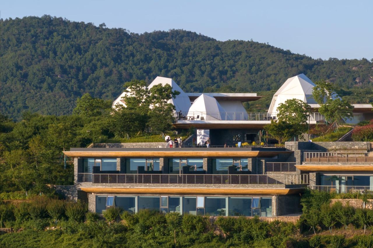 BIM建筑|相遇在山间：下岩贝景区云峰十二重 / 朱培栋-line+建筑事务所