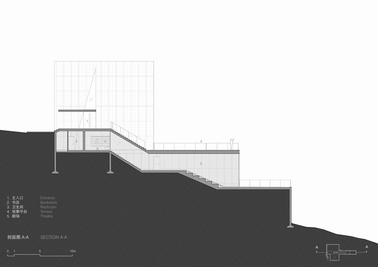 BIM建筑|怒江大峡谷先锋书店 / 迹·建筑事务所 (TAO)