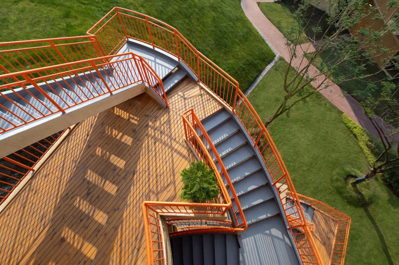 BIM建筑|树叶的结构：南溪欢乐田园野趣酒店树屋设计 / 王晖建筑工作室