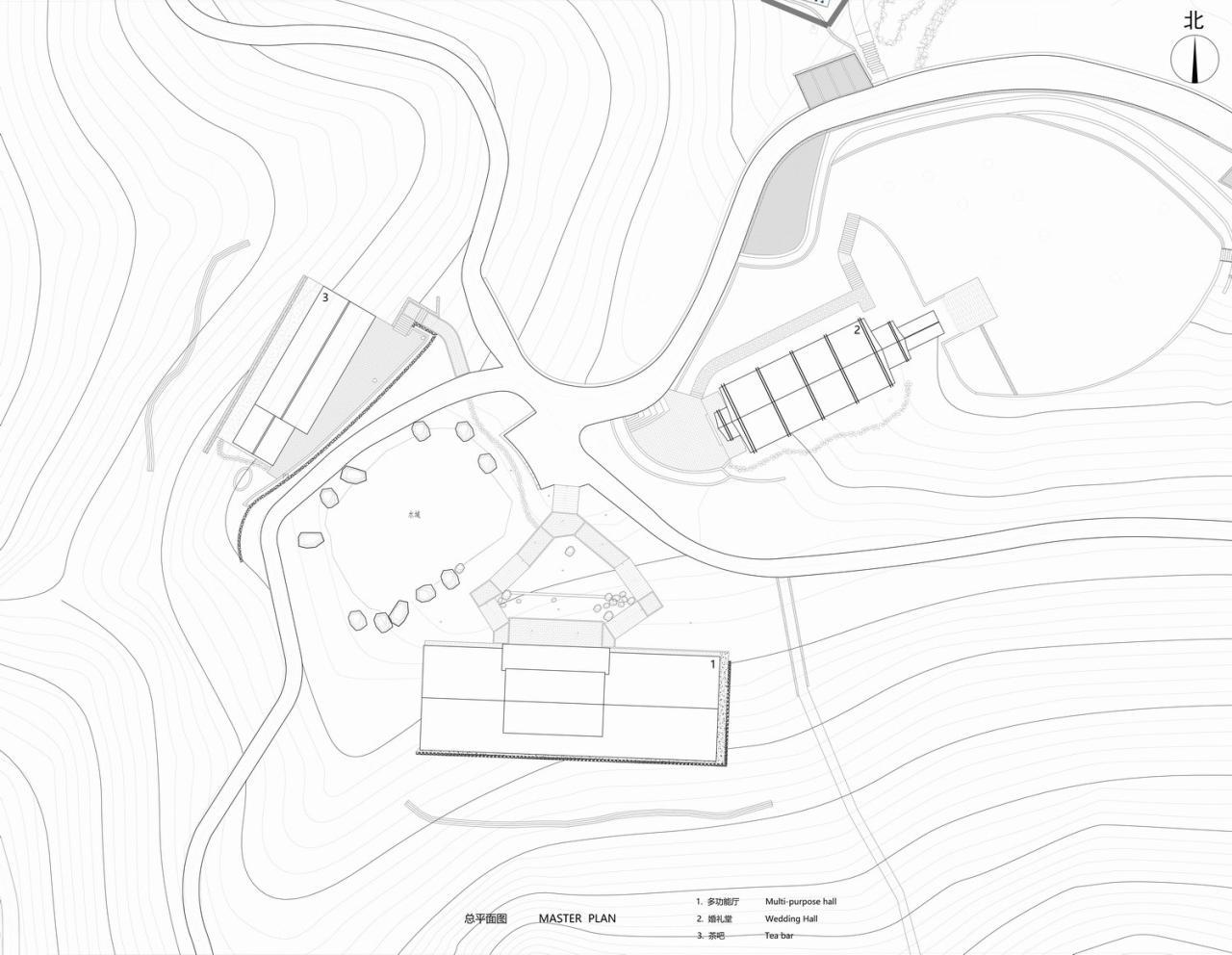 BIM建筑|枕山栖谷，虎凹慢时光：庐江县柯坦镇虎凹欢乐茶谷 / 中铁合肥建筑市政工程设计研究院有限公司
