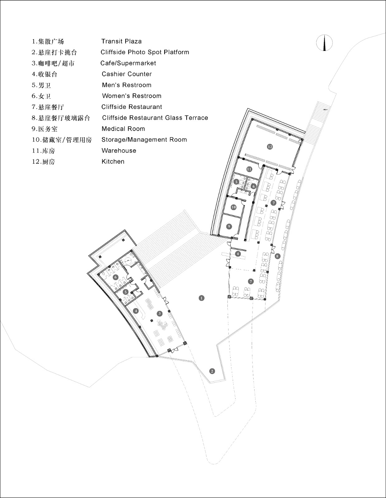 BIM建筑|西藏•怒江72拐大峡谷景区 / 小隐建筑事务所