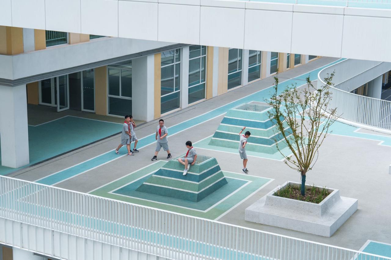 BIM建筑|上海市实验学校嘉定新城分校 / 大观景观