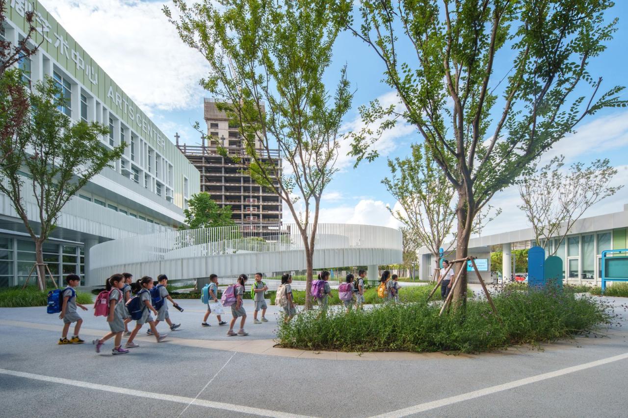 BIM建筑|上海市实验学校嘉定新城分校 / 大观景观