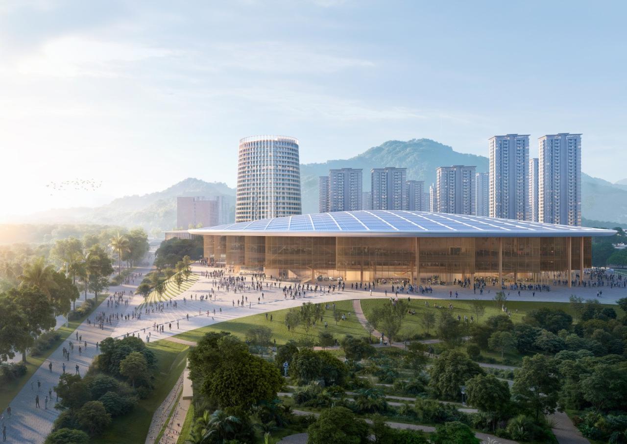 BIM建筑|MVRDV 赢得中国羽毛球训练中心设计竞赛