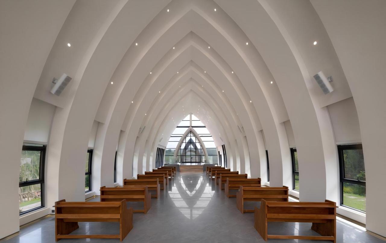 BIM建筑|枕山栖谷，虎凹慢时光：庐江县柯坦镇虎凹欢乐茶谷 / 中铁合肥建筑市政工程设计研究院有限公司