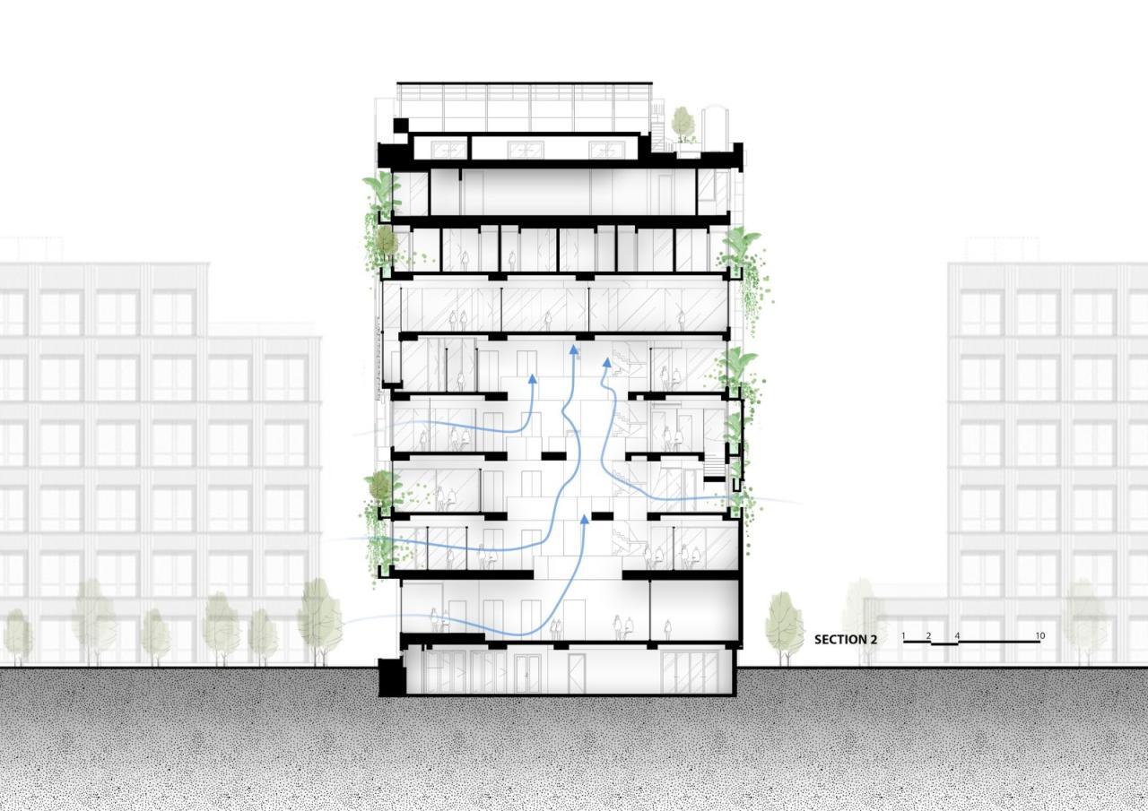 BIM建筑|AEC 4B 外语教育中心 / Ho Khue Architects