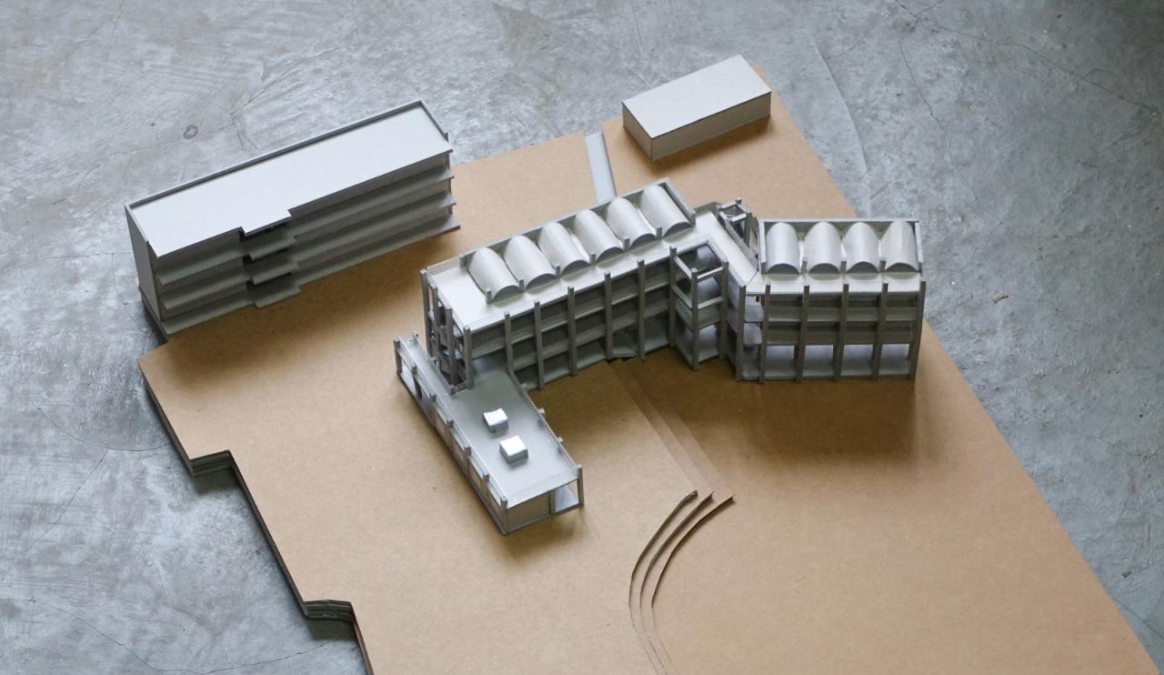 BIM建筑|沿江乡村学校 / DOMAT