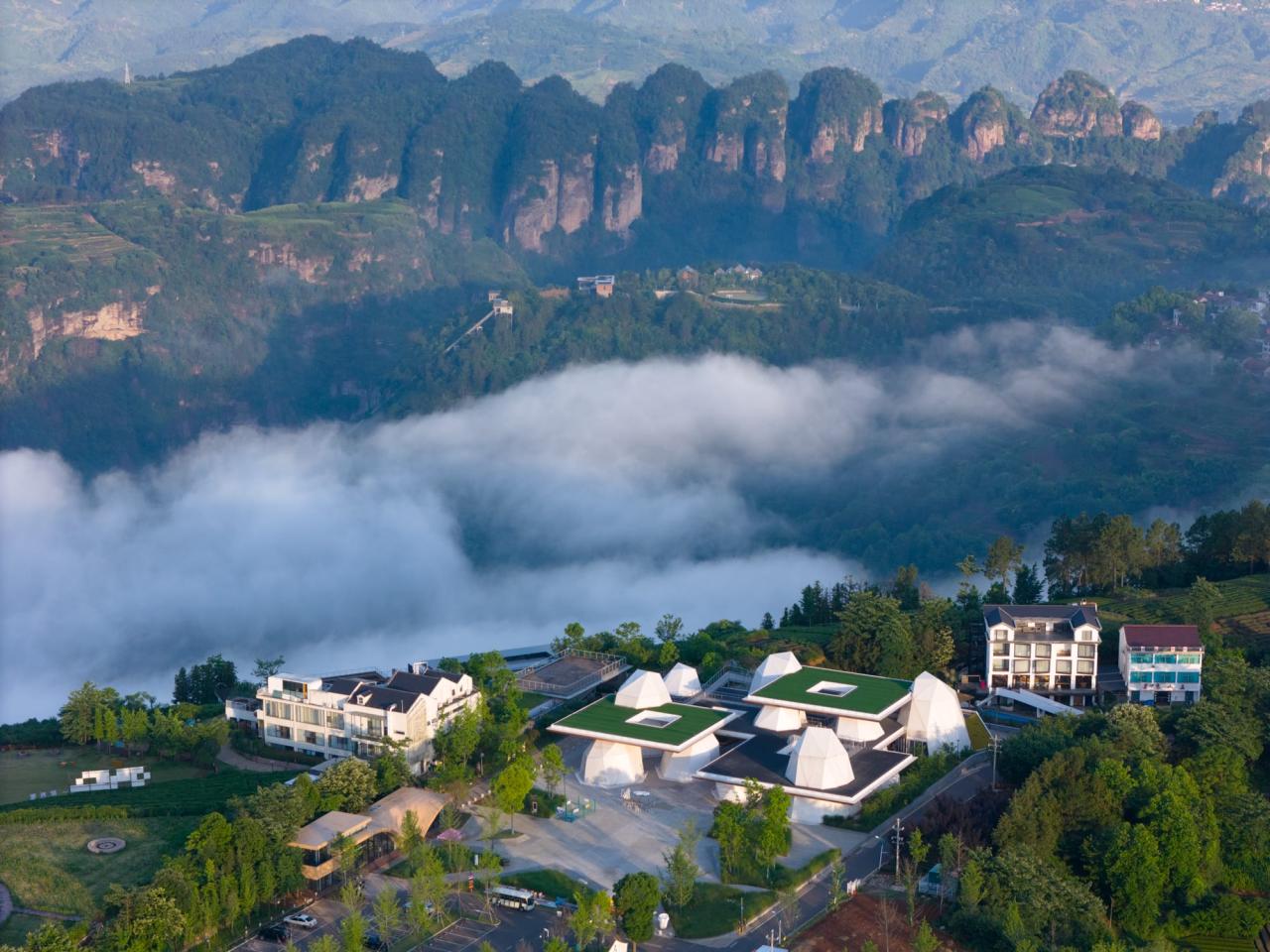 BIM建筑|相遇在山间：下岩贝景区云峰十二重 / 朱培栋-line+建筑事务所