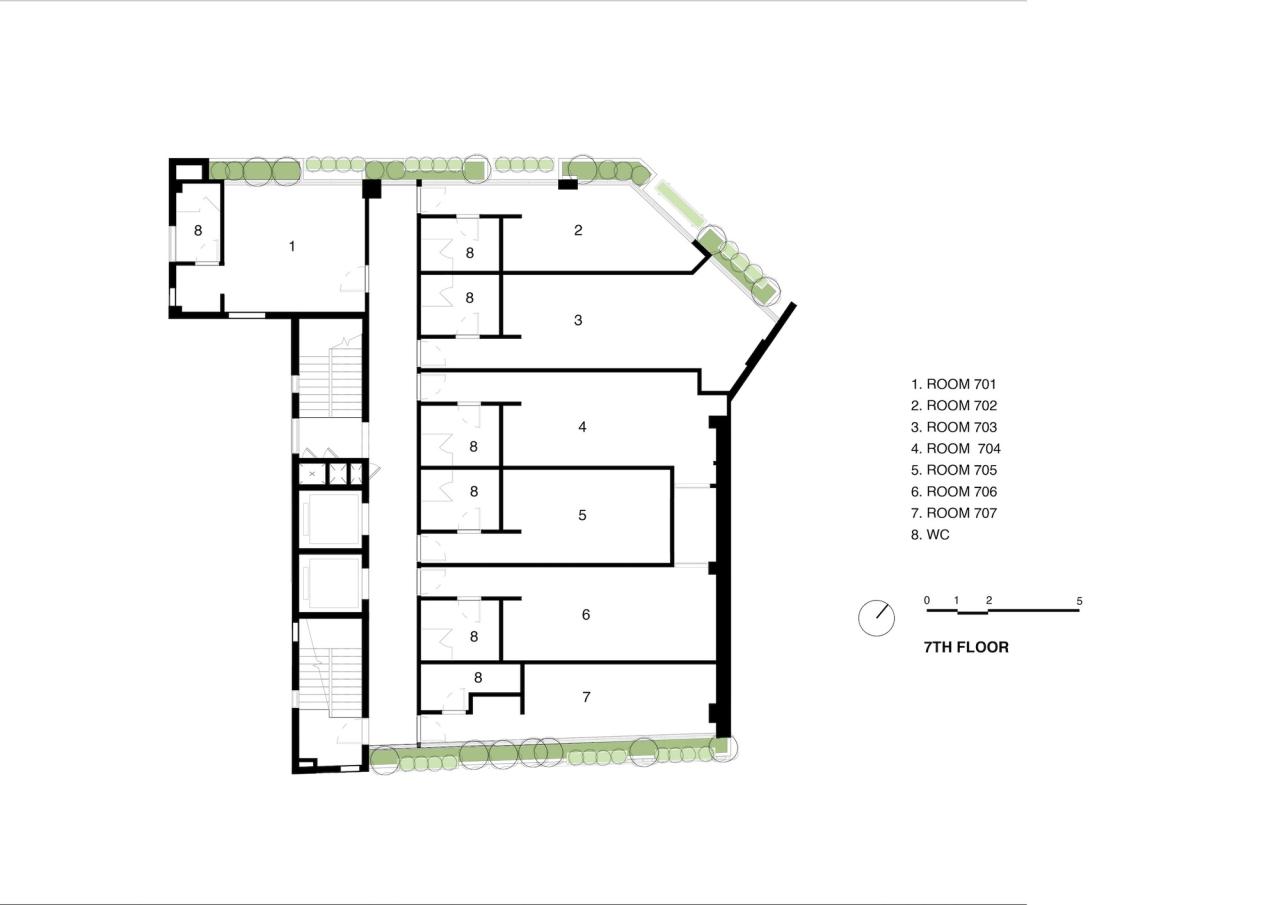 BIM建筑|AEC 4B 外语教育中心 / Ho Khue Architects