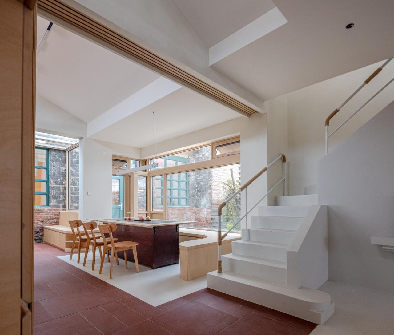 BIM建筑|温暖画室之家 / 奥默默工作室