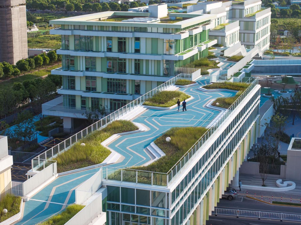 BIM建筑|上海市实验学校嘉定新城分校 / 大观景观