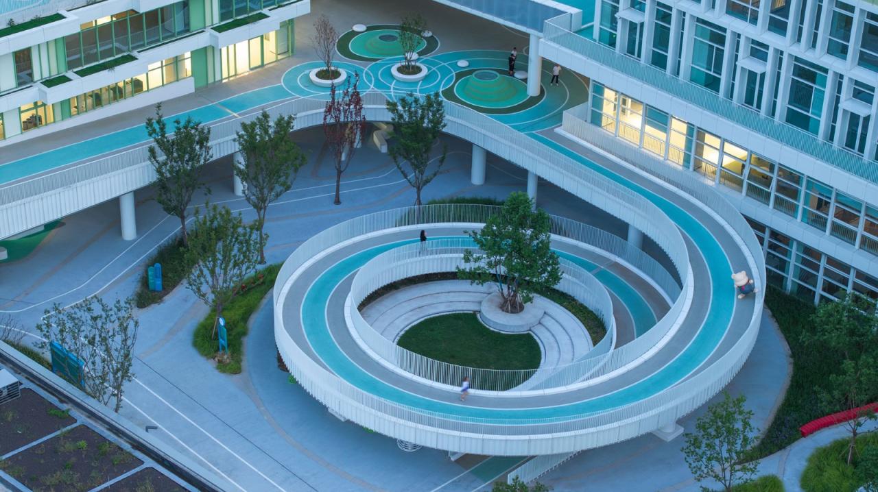 BIM建筑|上海市实验学校嘉定新城分校 / 大观景观