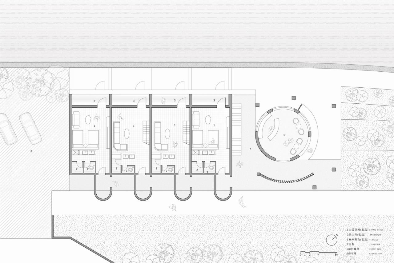 BIM建筑| 长沙岛橘子湾民宿 / 平介设计