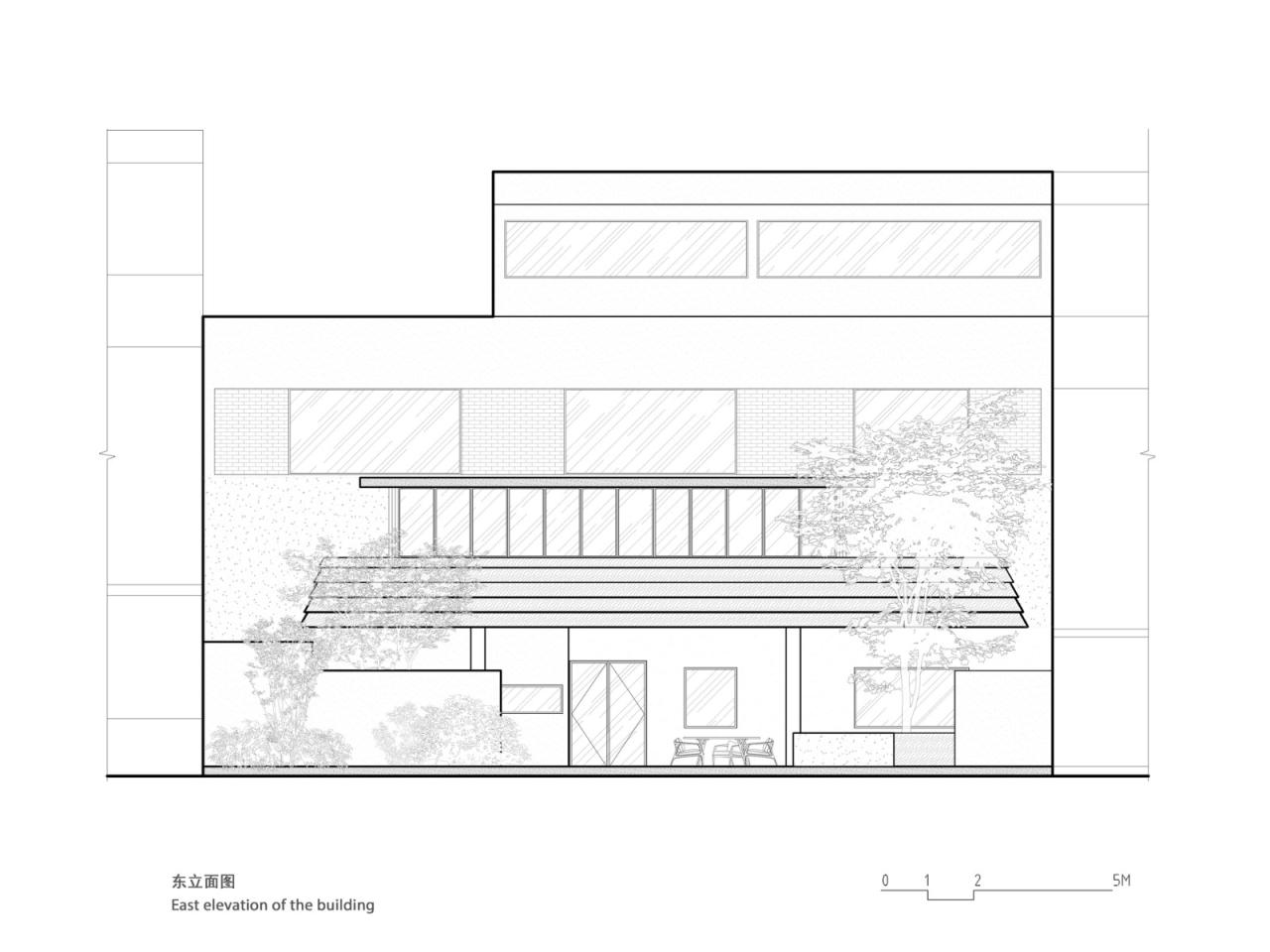 BIM建筑|接梯空间：旧厂房，新书咖 / 素造建筑