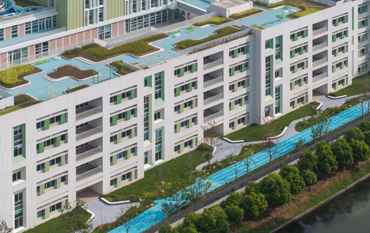 BIM建筑|上海市实验学校嘉定新城分校 / 大观景观