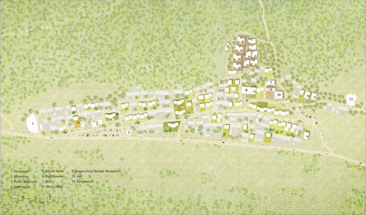 BIM建筑|KALHA 酒店·“沃里屯”村落更新 / CPLUS