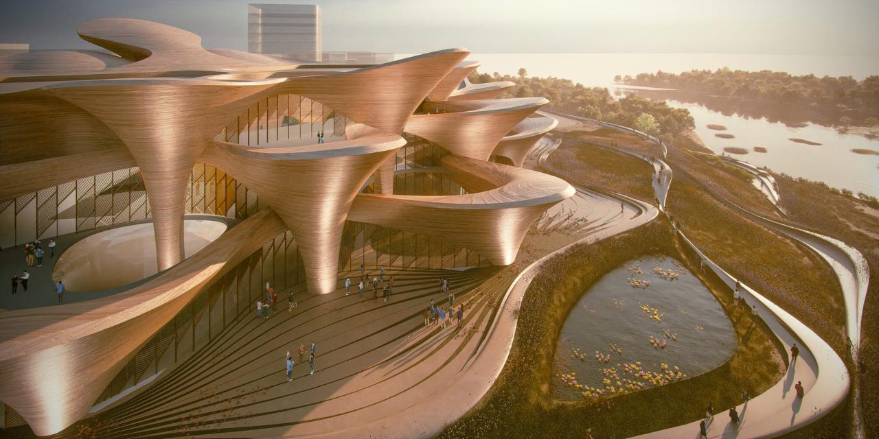 BIM建筑|阿利舍尔国际研究中心 / Zaha Hadid Architects