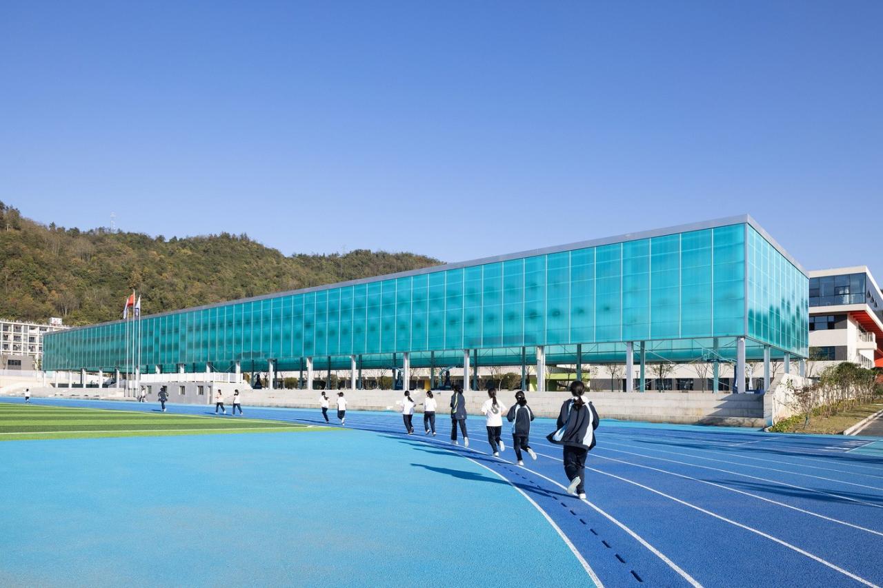 BIM建筑|南山五福堂高级中学 / 小写建筑