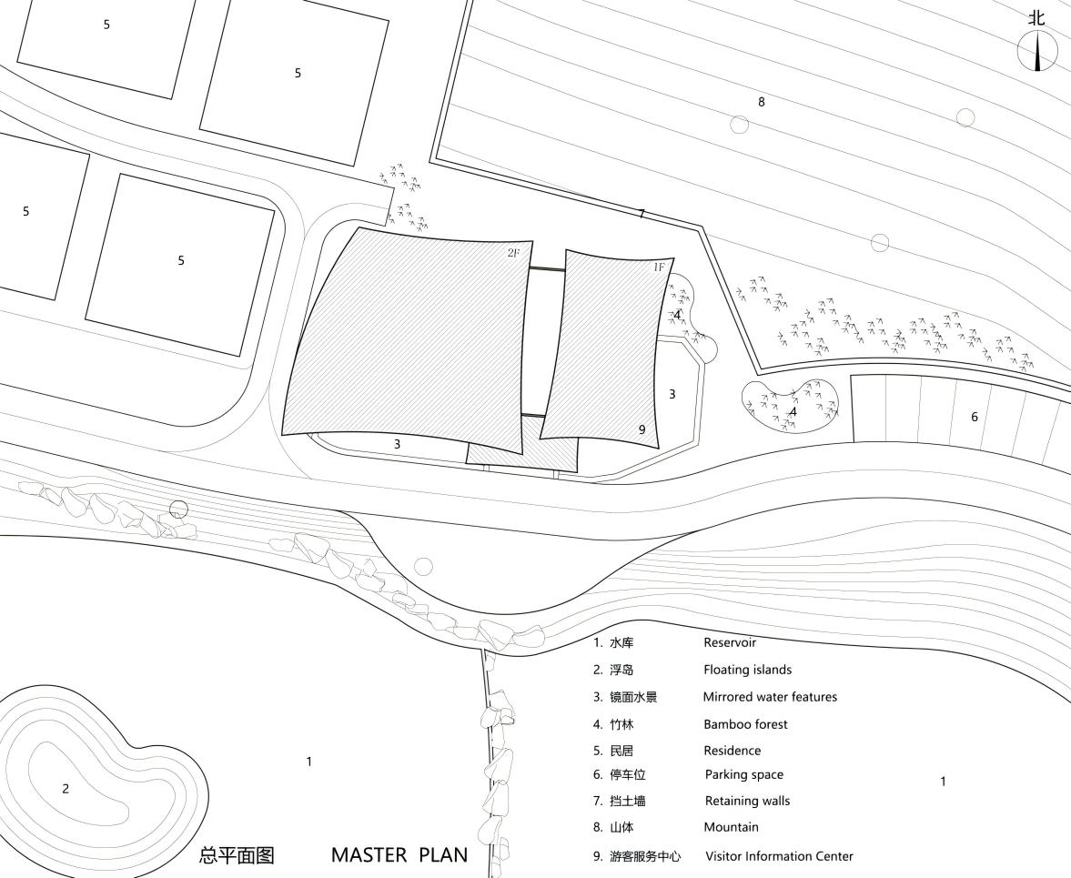 BIM建筑|枕山栖谷，虎凹慢时光：庐江县柯坦镇虎凹欢乐茶谷 / 中铁合肥建筑市政工程设计研究院有限公司