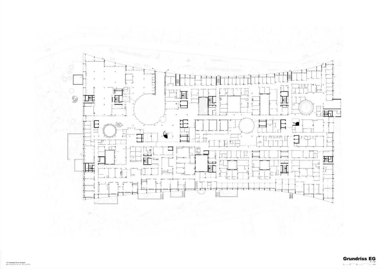 BIM建筑|苏黎世大学儿童医院 / 赫尔佐格与德梅隆事务所