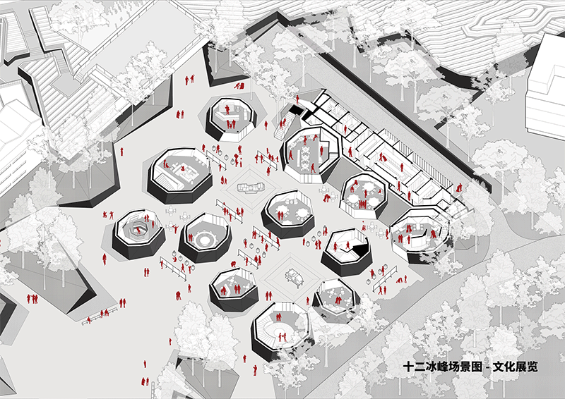 BIM建筑|相遇在山间：下岩贝景区云峰十二重 / 朱培栋-line+建筑事务所